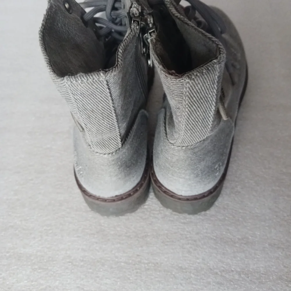Blowfish Charcoal Lace-Up Men's Boots - Picture 4 of 5